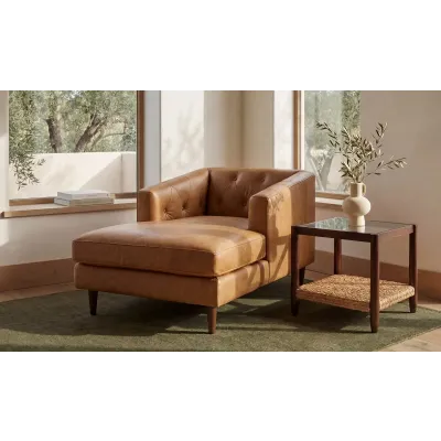 Dunmore Tan Chaise
