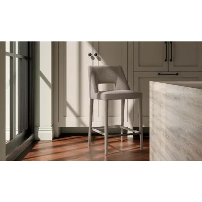 Joyce Light Brown Counter Stool