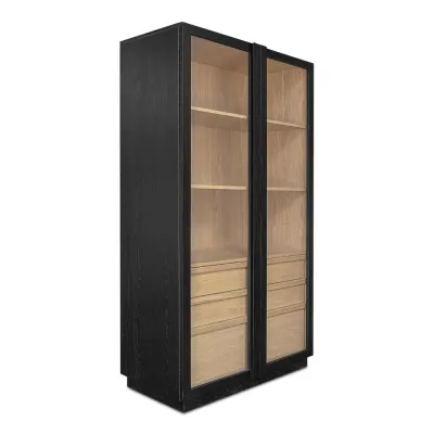 Charlotte Tall Cabinet Black