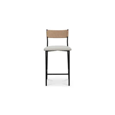 Foley White Counter Stool