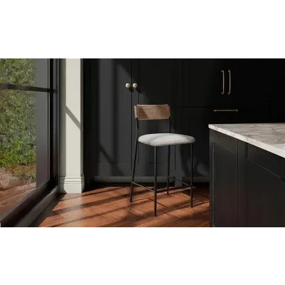 Foley White Counter Stool