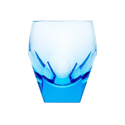 Bar Aquamarine Lead-Free Crystal, Cut Tumbler 70 ml