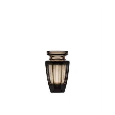 Eternity Smoke Lead-Free Crystal, Cut Vase 11,5 cm