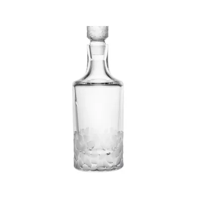 Whisky Set Clear Lead-Free Crystal, Cut Pebbles Decanter For Whisky 1000 ml