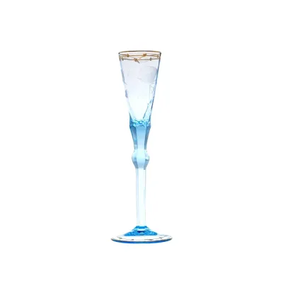 Paula Aquamarine Champagne Glass 140 ml