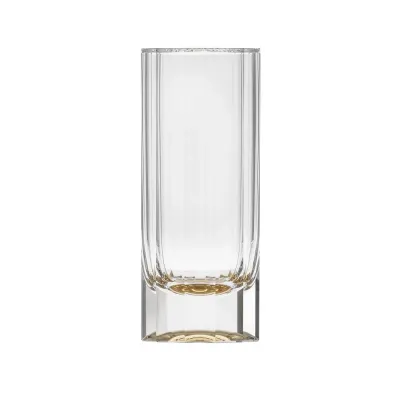 Solaris Tumbler Water Clear Lead Free Crystal, Cut, 24-Carat Gold 385Ml