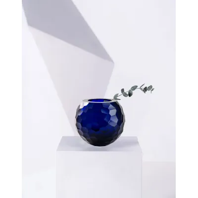 Beauty Lead-Free Crystal, Cut Polished Pebbles Vase 16,5 cm