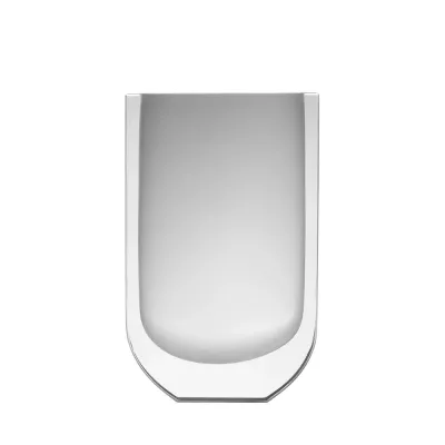 Four Seasons Clear Opal White (Winter) Lead-Free Crystal, Cut Underlaid Vase 29,0 cm