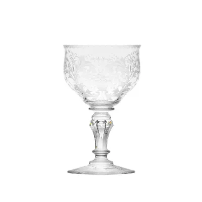 Baroque Clear Lead-Free Crystal, Cut, Engraving Baroque Goblet Red Wine 260 ml