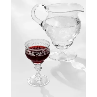 Baroque Clear Lead-Free Crystal, Cut, Engraving Baroque Goblet Red Wine 260 ml