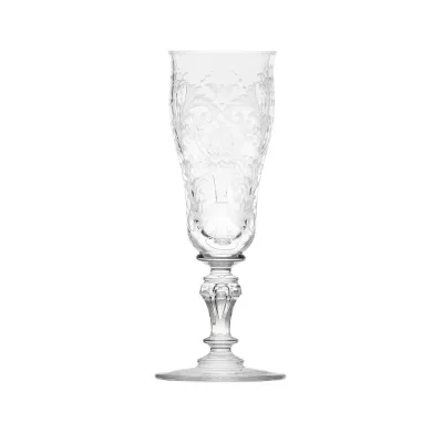 Baroque Clear Lead-Free Crystal, Cut, Engraving Baroque Goblet Champagne 120 ml