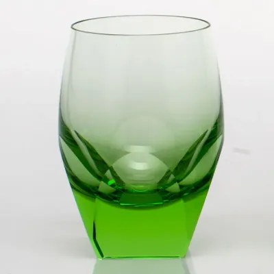 Bar Ocean Green Lead-Free Crystal, Cut Tumbler Water