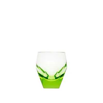 Bar Ocean Green Lead-Free Crystal, Cut Tumbler Glass For Distillate 45 ml