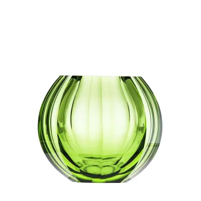Beauty Ocean Green Lead-Free Crystal, Cut Vase 13,0 cm