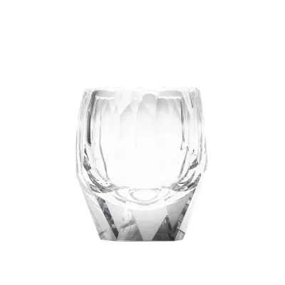 Cubism Tumbler Clear Lead-Free Crystal, Cut 220 Ml