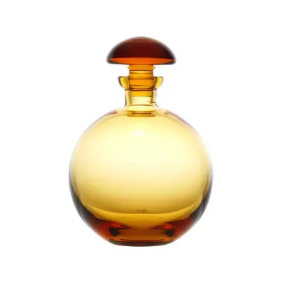Culbuto /I Decanter Cognac Topaz Lead-Free Crystal, Plain 1000 ml