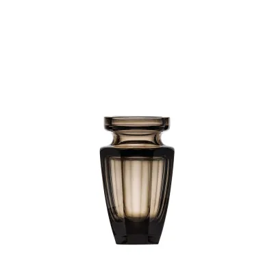 Eternity Smoke Lead-Free Crystal, Cut Vase 11,5 cm