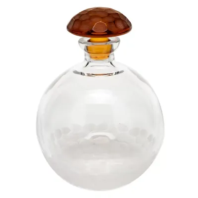 Culbuto /1/I Decanter Cognac Topaz Lead-Free Crystal, Cut Pebbles 1000 Ml