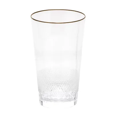 Royal /I Tumbler Water Clear Lead-Free Crystal, Cut, 24-Carat Gold (Thin Line) 300 ml