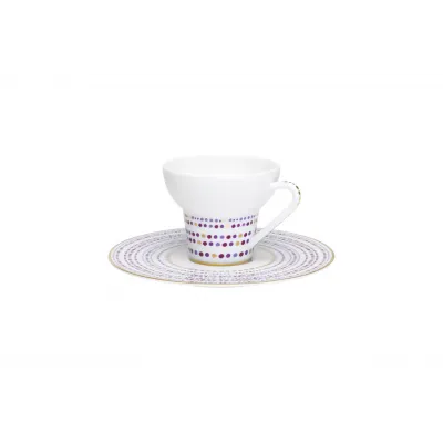 Villa Toscana Cassis Tea Cup And Saucer