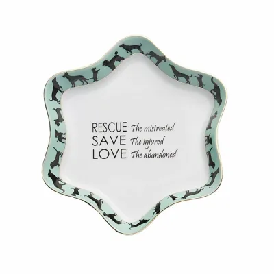 Rescue, Save, Love ….. Ring Tray 5"