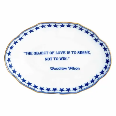 The Object Of Love… Woodrow Wilson, Ring Tray 5.75" x 4