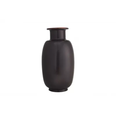 Sung Vase, Red & Black 20"x10"