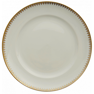 Gold Arrowhead Dinner Plate 10.75"