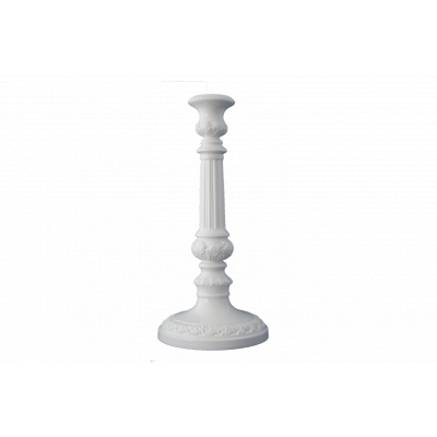 Napolean Creamware Candlestick 13"