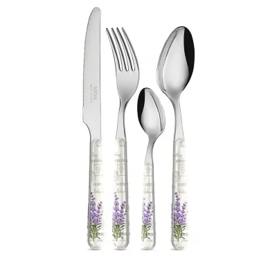 Lavender Vintage Set 4 Cheese Knives