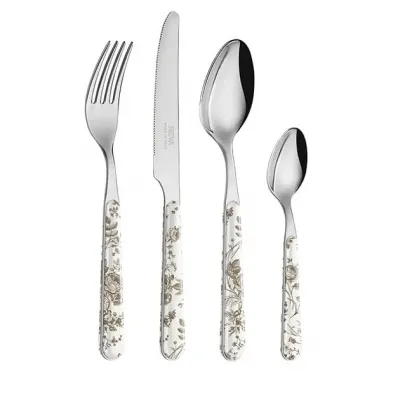China Roses Dove Set 4 Cheese Knives