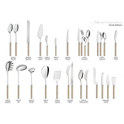 Corda (Rope) Beige Vintage Flatware