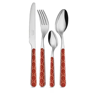 Damask Red Flatware