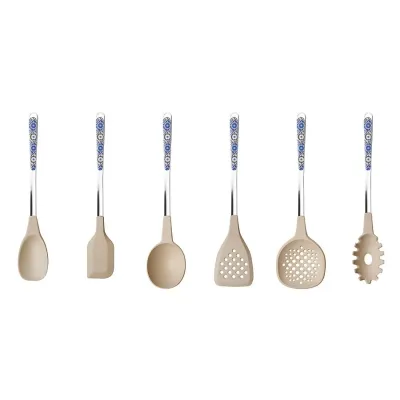 Majolica Prussian Blue Flatware