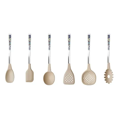 Majolica Policroma Set 4 Cheese Knives