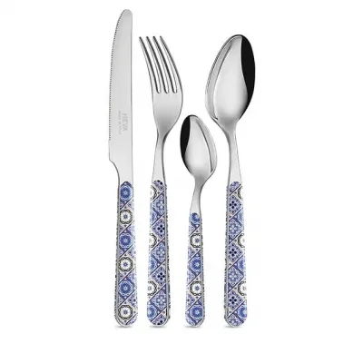 Majolica Prussian Blue Flatware