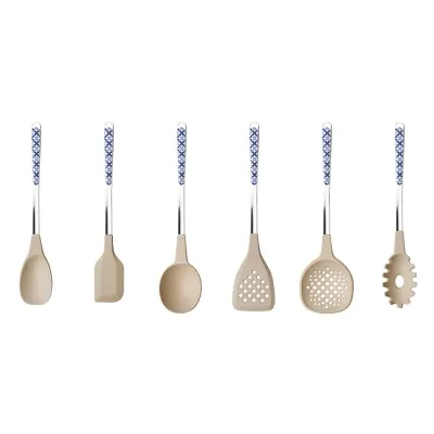 Optical Blue/Sky Blue Set 4 Cheese Knives