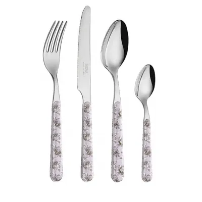 Rose Retro Lilac Set 4 Cheese Knives