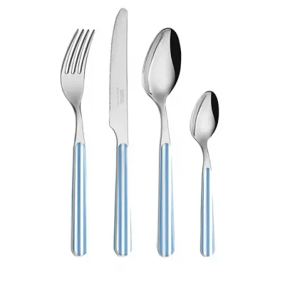 Stripes Sky Blue Set 4 Cheese Knives