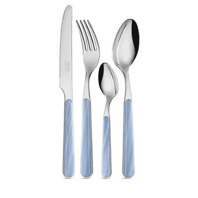 Legno Fir Sky Blue Flatware