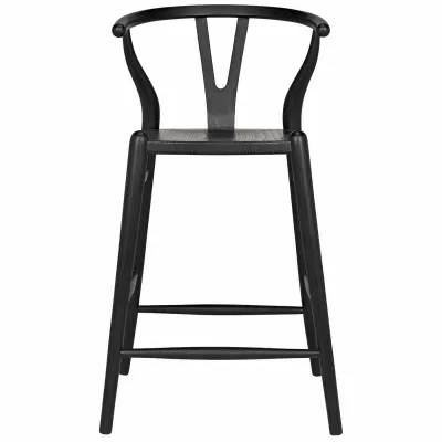 Zola Counter Stool, Charcoal Black