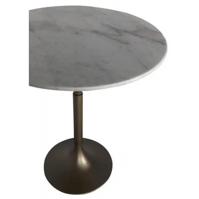 Jman Bar Table, Aged Brass