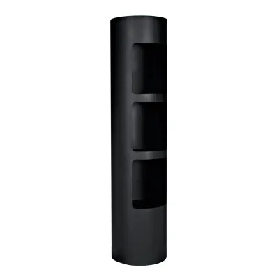 Reverso Bookcase, Black Steel
