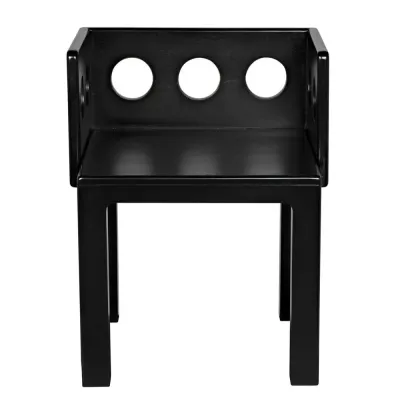 Elton Chair, Hand Rubbed Black