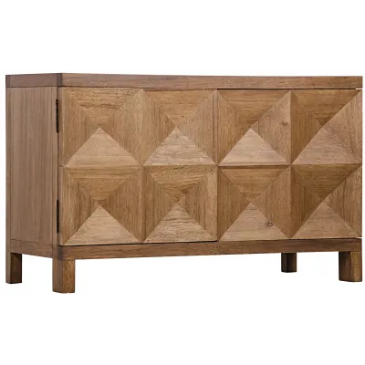 QS Quadrant 2 Door Sideboard, Dark Walnut
