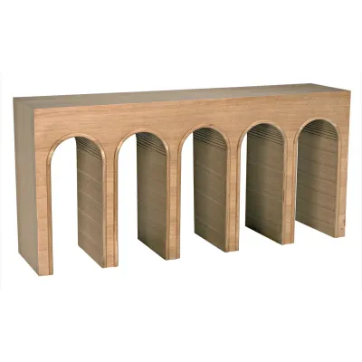 Enzo Console, White Oak