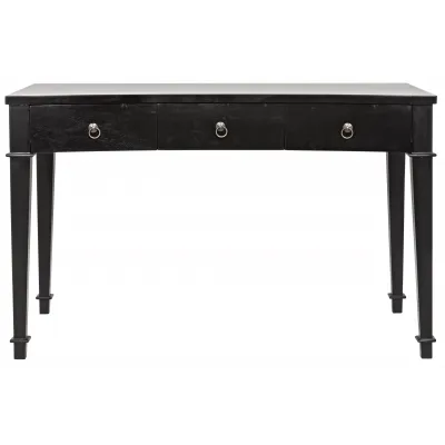 Curba Desk, Hand Rubbed Black