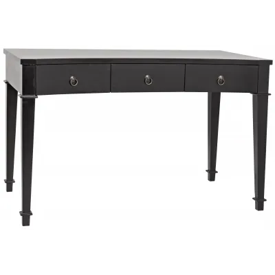 Curba Desk, Hand Rubbed Black
