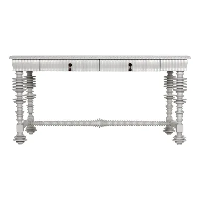 Portuguese Desk, Small, Solid White