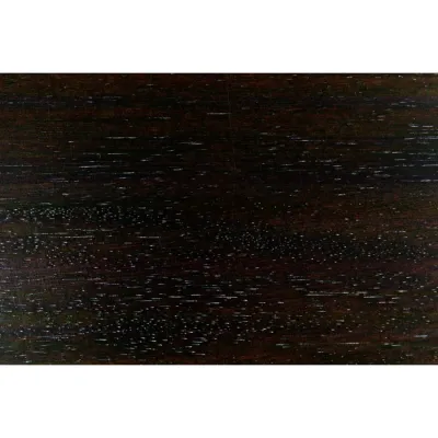 Marigold Desk, Ebony Walnut, Black Metal